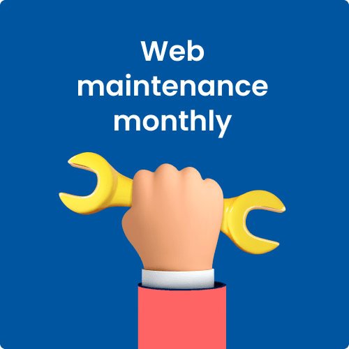 Web maintenance monthly